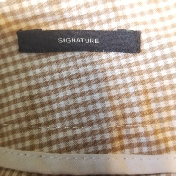 Talbots Signature Women's Gingham Cropped Pants Size 6 Cotton Blend‎ Pockets - Picture 8 of 9